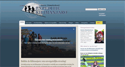 Desktop Screenshot of expeditiekilimanjaro.nl