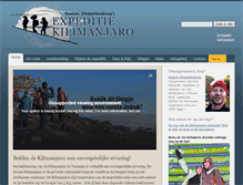 Tablet Screenshot of expeditiekilimanjaro.nl